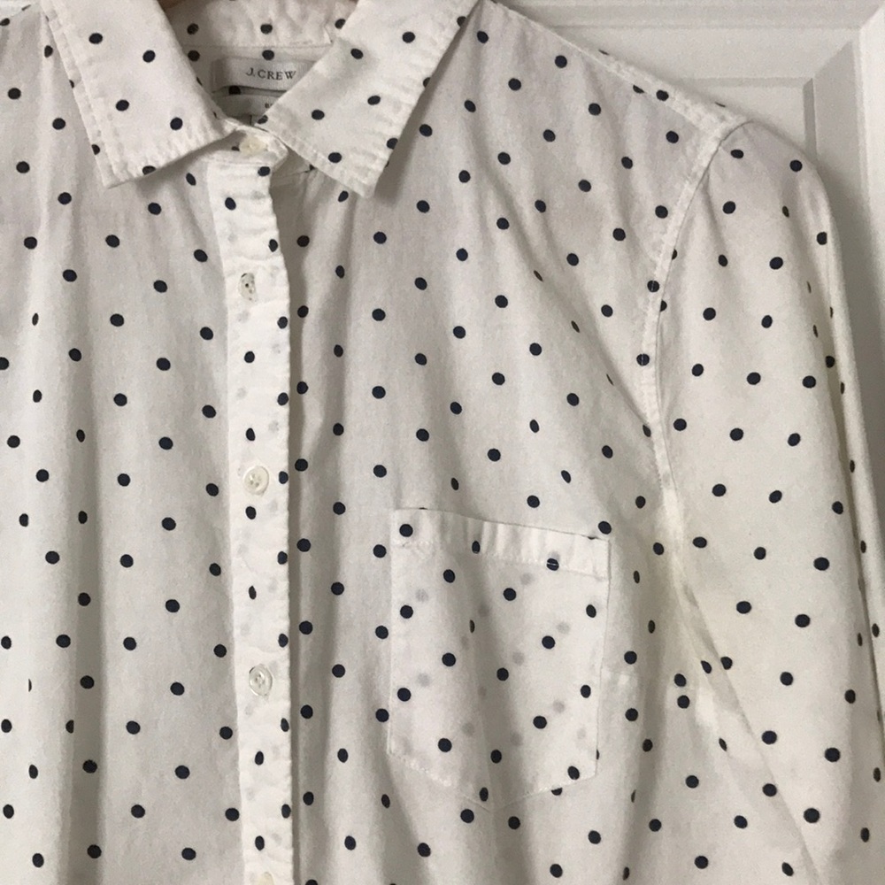 Jcrew polka dot button down - Picture 3 of 3